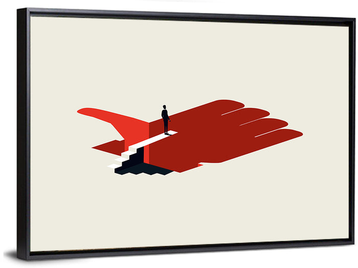 Social Media Addiction Wall Art as a framed canvas