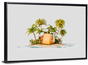 Island Vacation Concept Wall Art