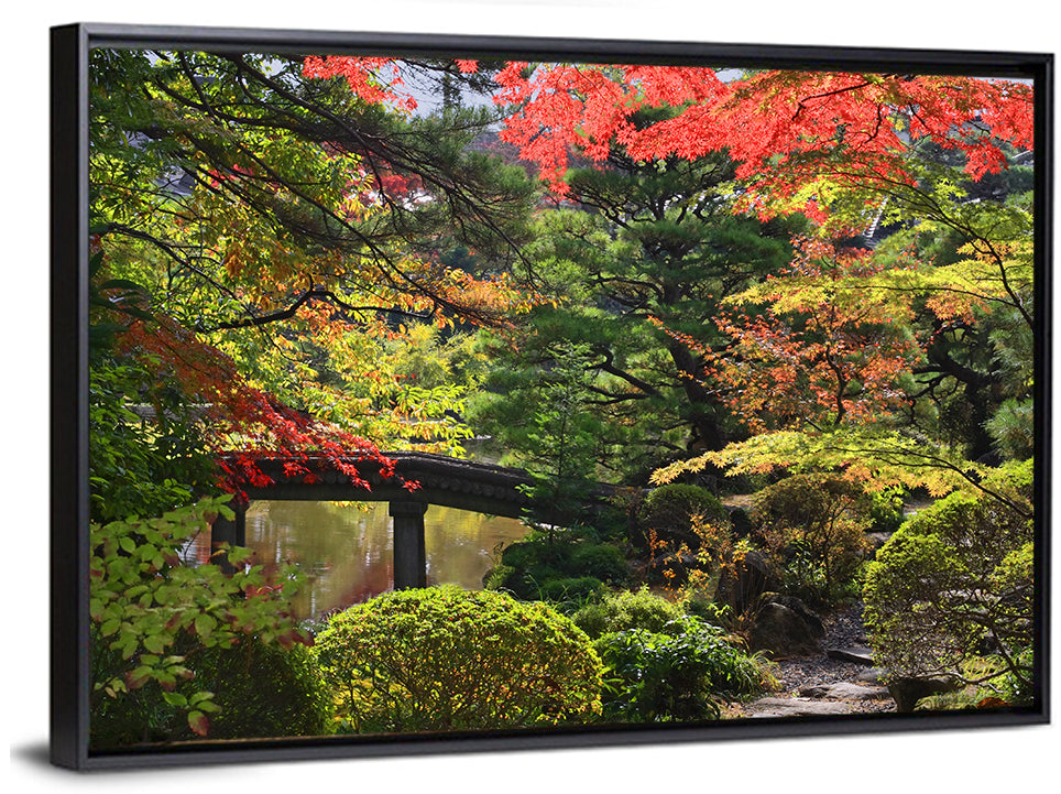 Rinoji Temple Autumn Garden Wall Art