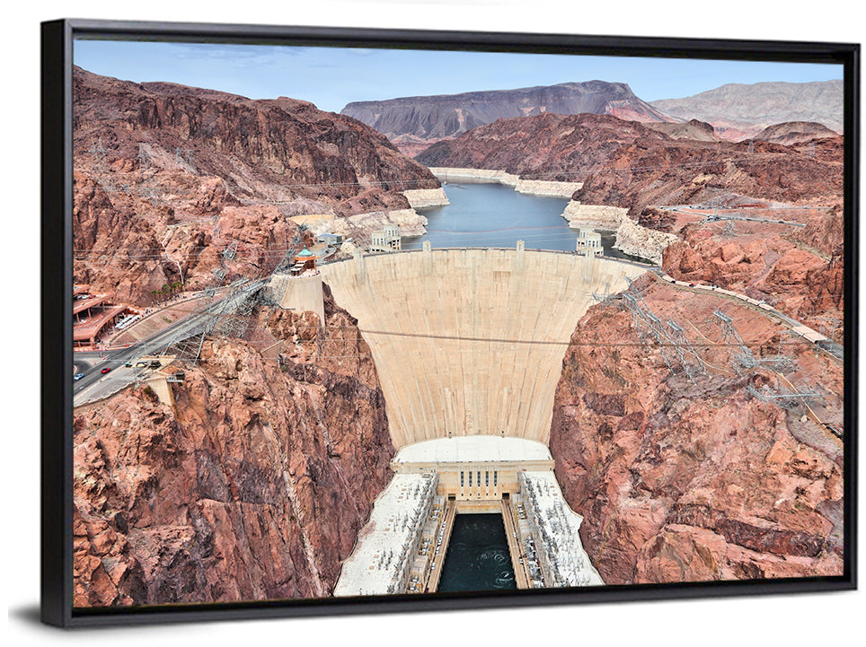 Hoover Dam High-angle View Wall Art