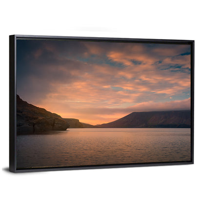 Kleifarvatn Lake at Sunset Wall Art