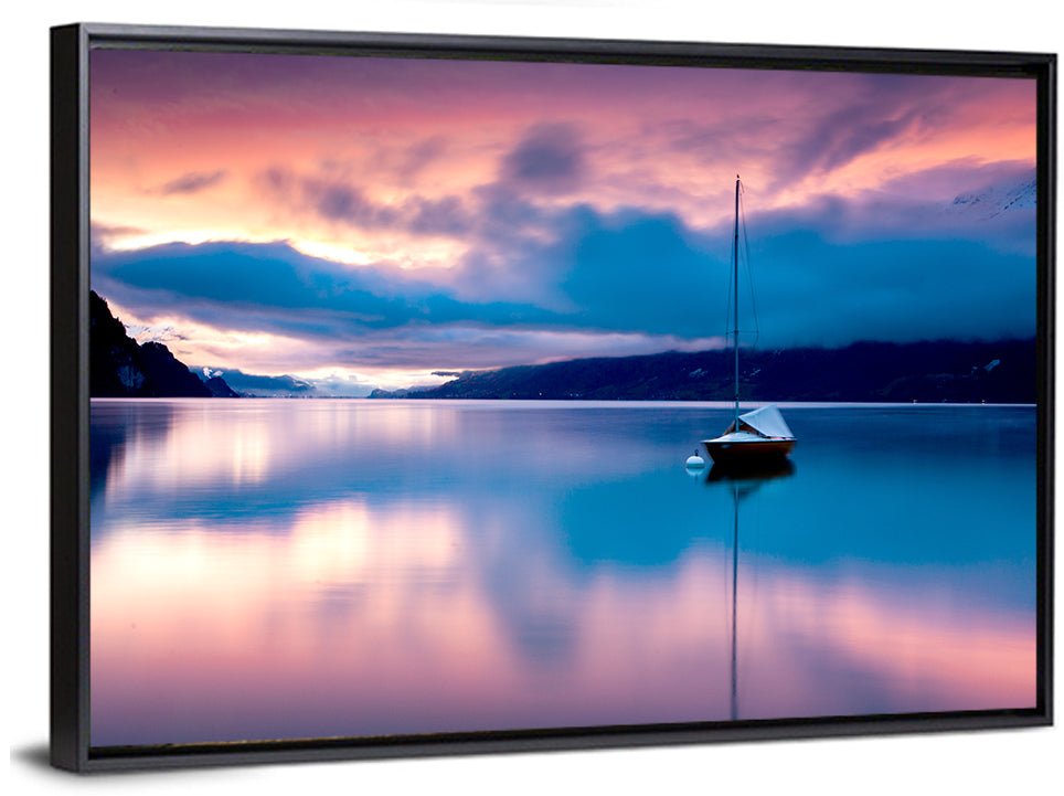 Dawn Over Lake Brienz Wall Art