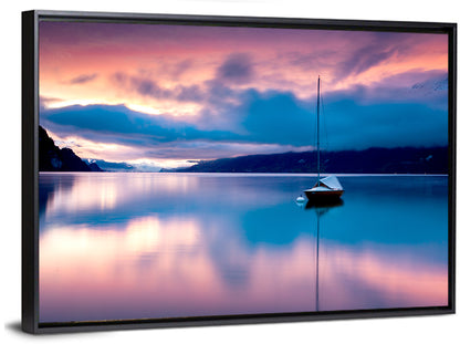 Dawn Over Lake Brienz Wall Art