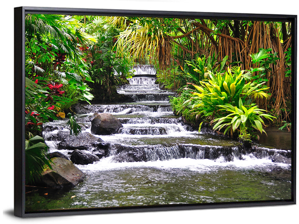 Tabacon Tiered Hot Springs Waterfall Wall Art