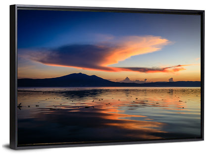 Lake Chapala Golden Dusk Wall Art