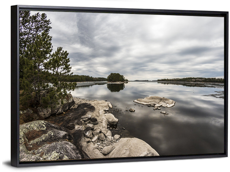 Voyageurs Pine Island Reflection Wall Art