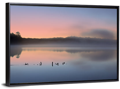 Pete's Lake at Dawn Wall Art