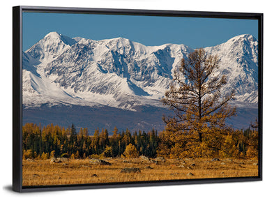 Altai Peaks in Autumn Wall Art