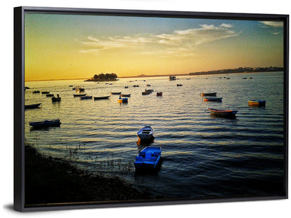Sunset Over Bhojtal Lake Wall Art