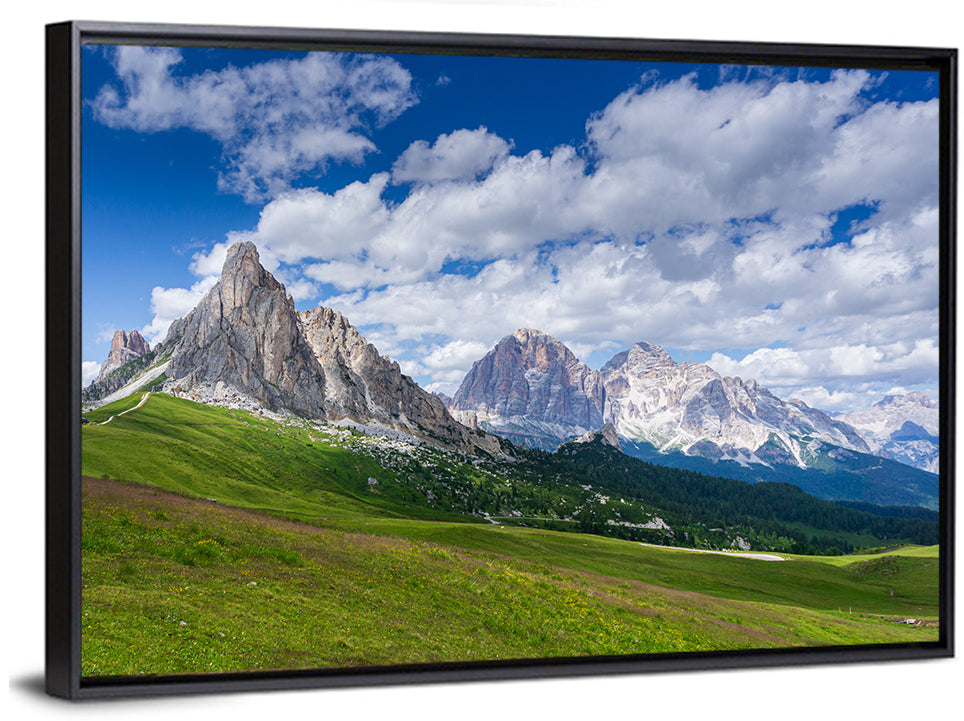 Passo Giau Meadow, Tofanes Dolomites Wall Art