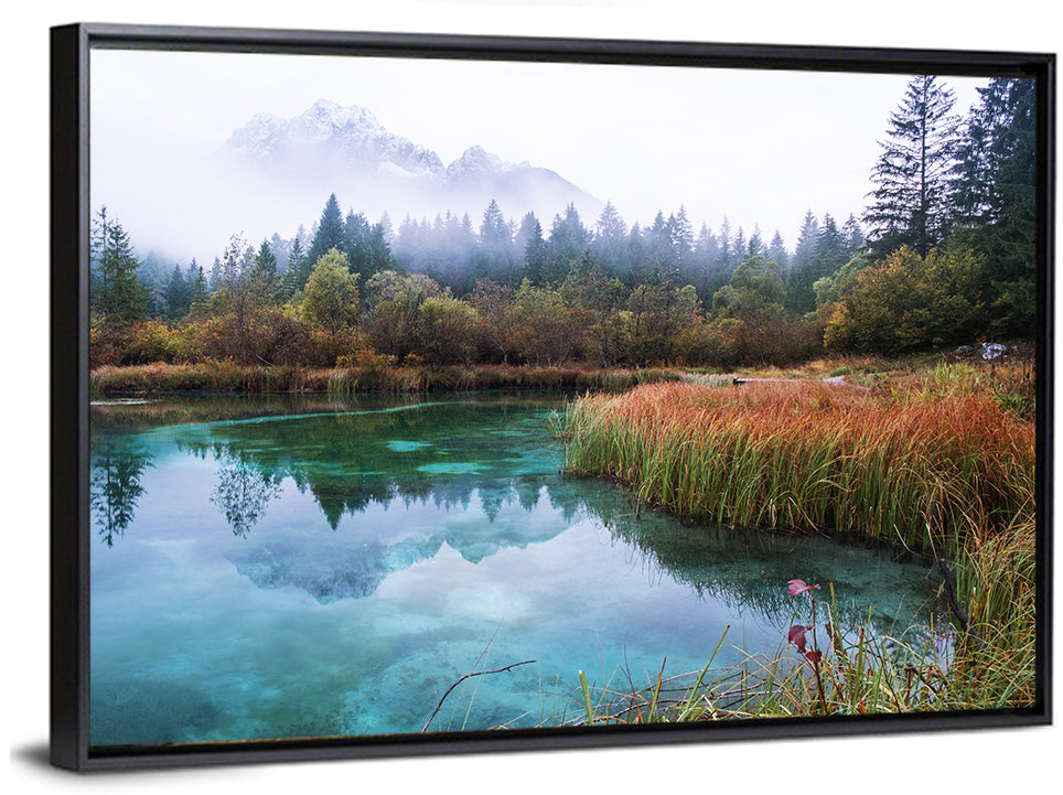 Lake Zelenci Reflections Wall Art