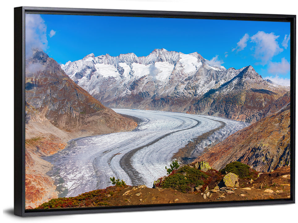 Aletsch Glacier Valley Wall Art