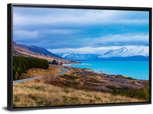 Cloudy Lake Pukaki Wall Art