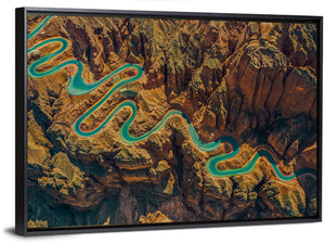 Twisted Mountain Road Wall Art