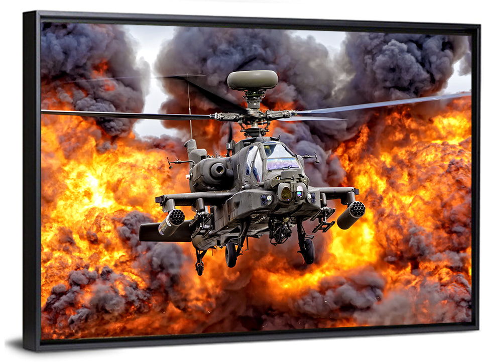 AgustaWestland Apache AH1 Helicopter Wall Art