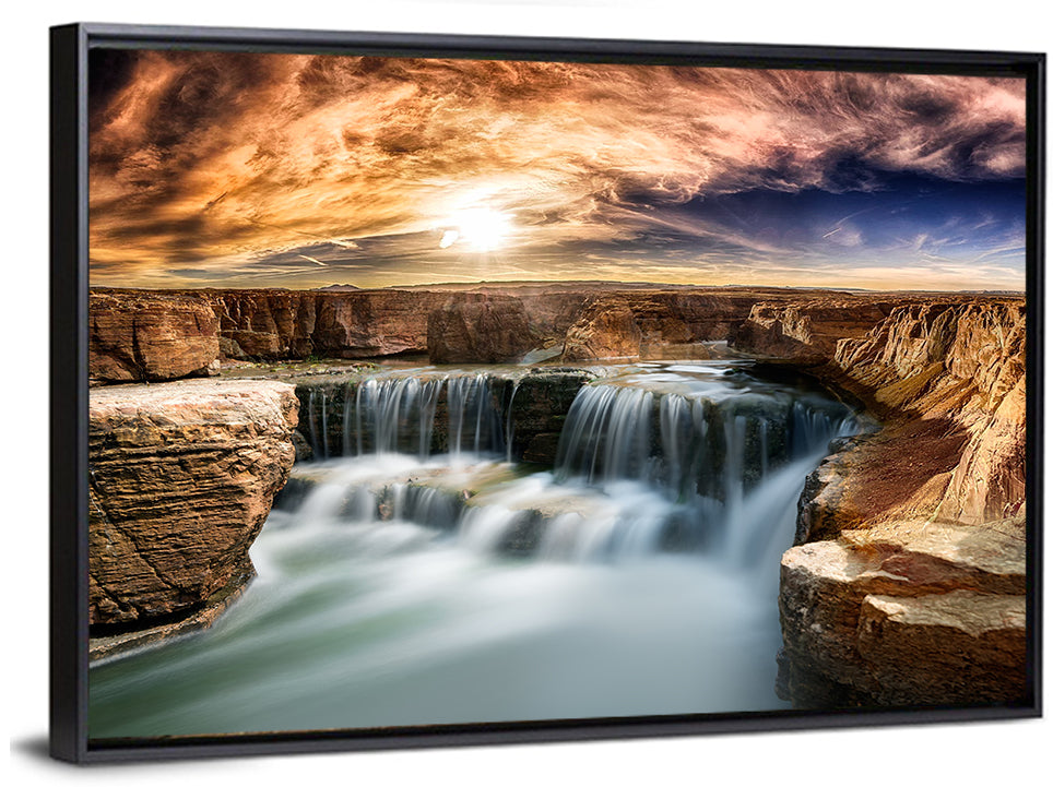 Glen Canyon Waterfall Wall Art
