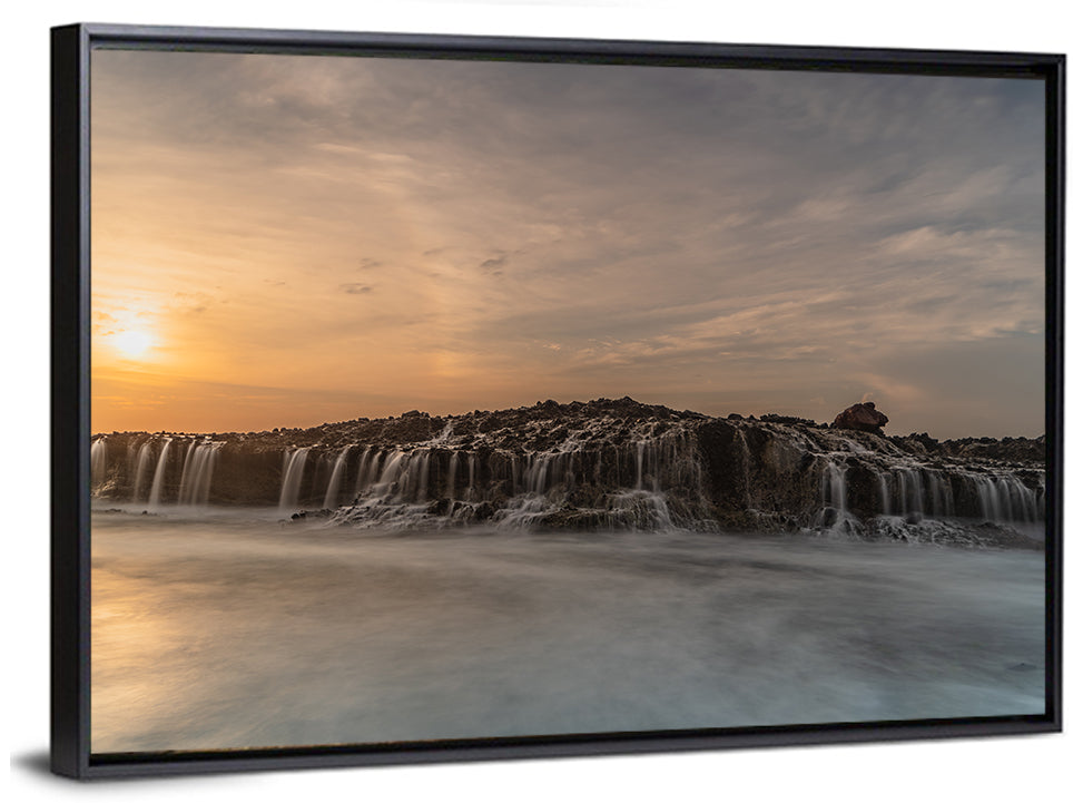 Sawarna Beach Sunset Wall Art