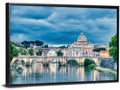 St Peter's Basilica at Dusk Wall Art