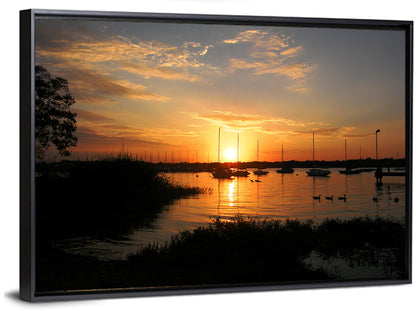 White Rock Lake Sunset Wall Art