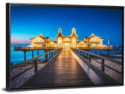 Sellin Pier at Twilight Wall Art