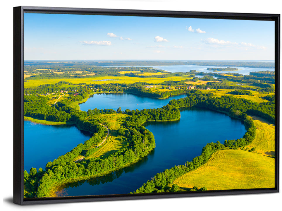 Narachanski Lake Meadows Aerial View Wall Art
