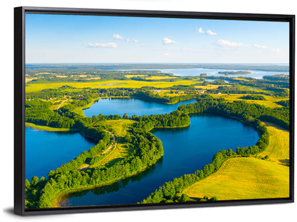 Narachanski Lake Meadows Aerial View Wall Art