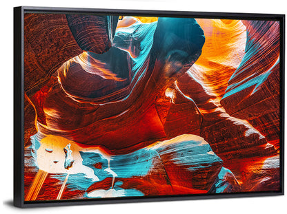 Antelope Canyon Crevice Light Wall Art