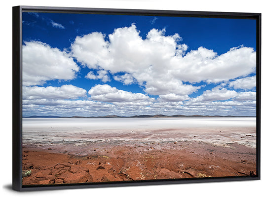 Dry Salt Lake Eyre Wall Art