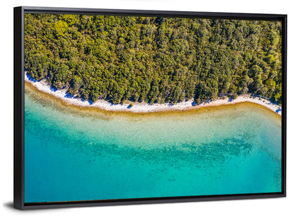 Dugi Otok Aerial Shoreline Wall Art