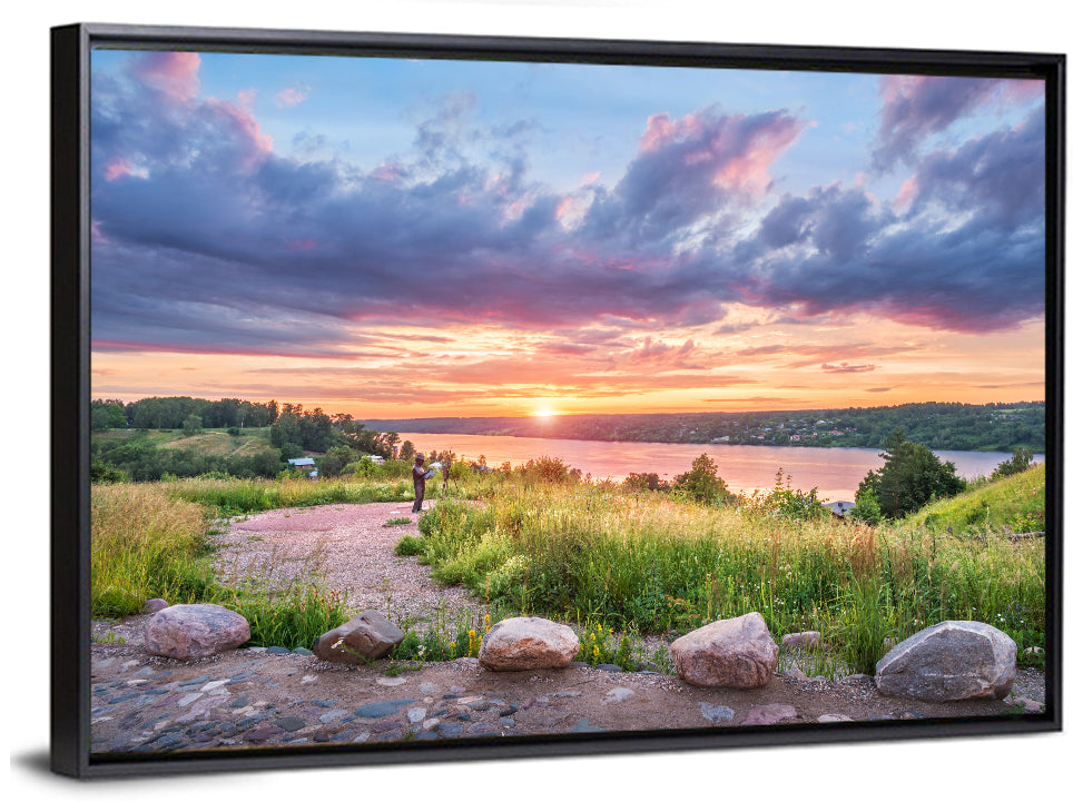 Mount Levitan Sunset Wall Art