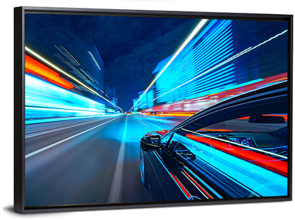 Extreme Speed Car Wall Art