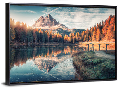 Lago Di Antorno Reflection Wall Art