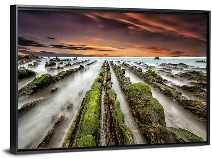 Dragon Crest Wall Art as a framed canvas