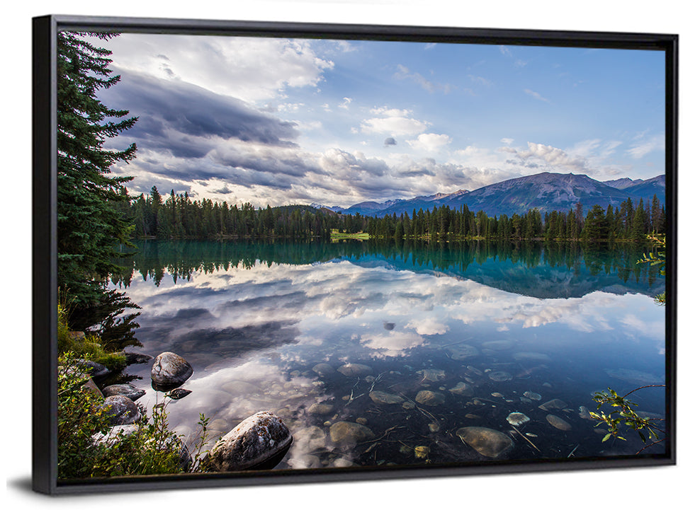 Lake Beauvert, Alberta Wall Art