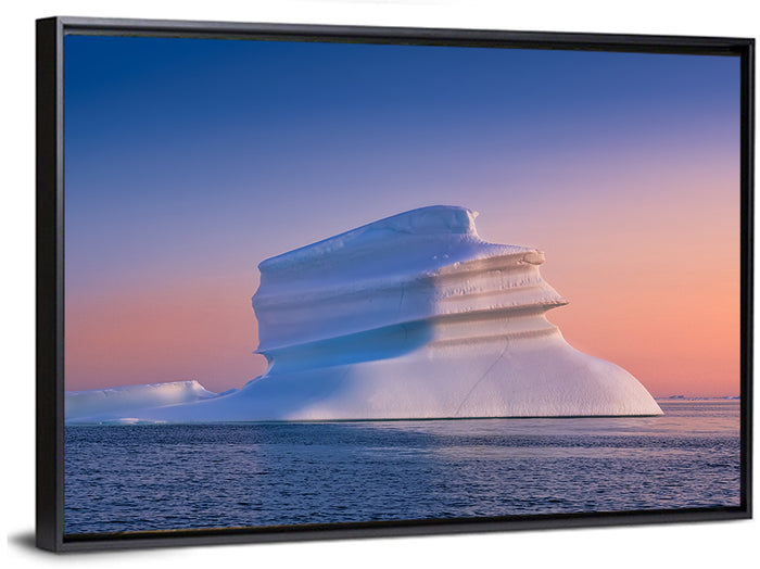 Ilulissat Glaciers, Greenland Wall Art as a framed canvas