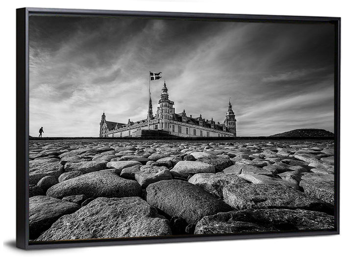Kronborg Castle Wall Art as a framed canvas