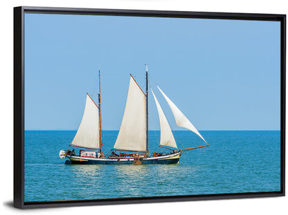 Sailing on Lake Ijssel Wall Art