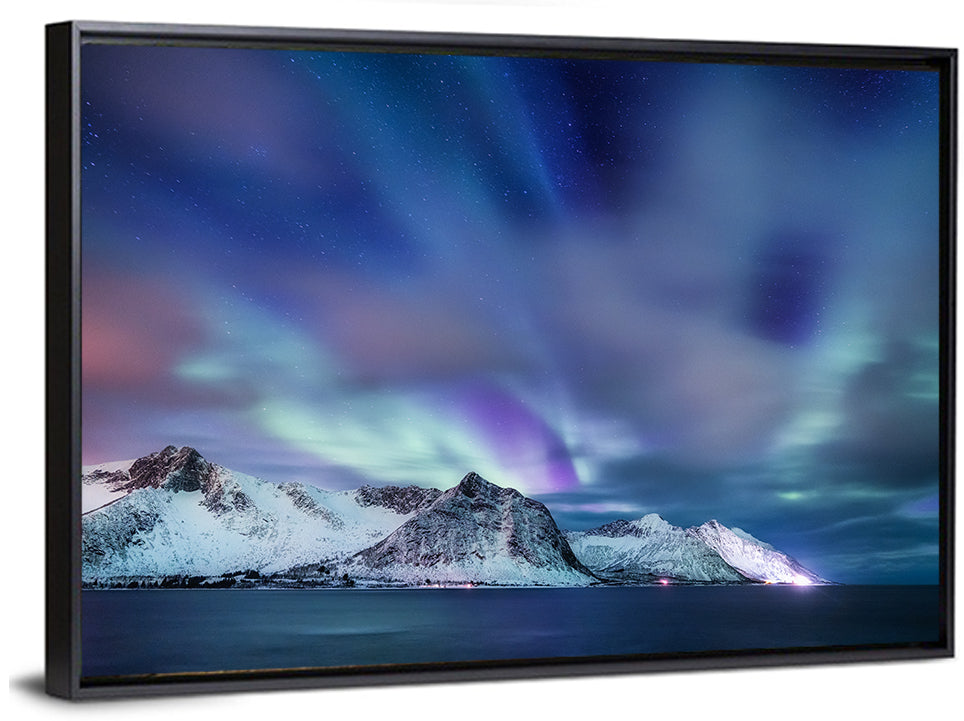 Northern Lights Over Norway Wall Art