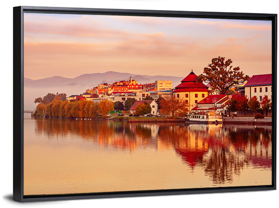 Svět Pond, Trebon Sunrise Wall Art
