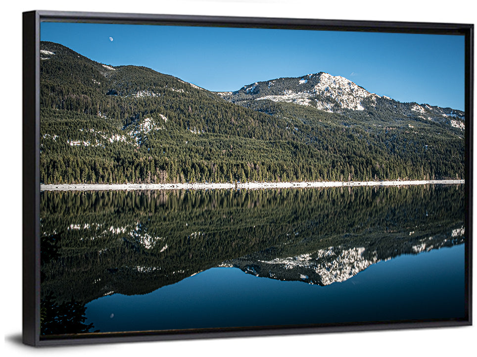 Kachess Lake Moon Reflection Wall Art