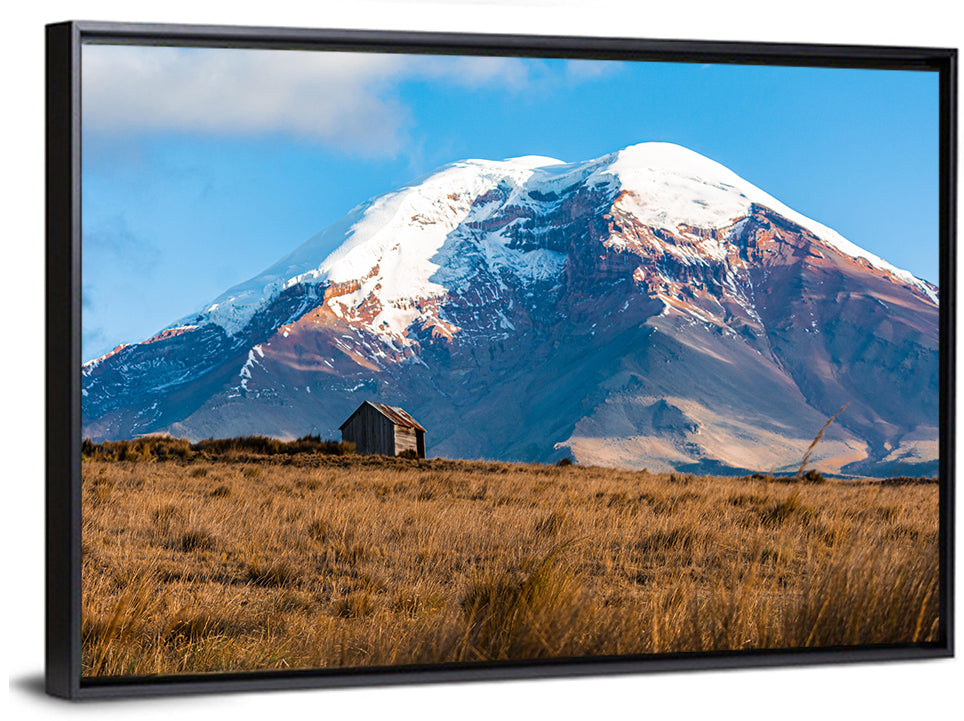 Chimborazo Rustic Mountain Landscape Wall Art