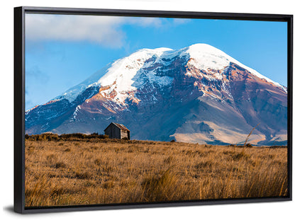 Chimborazo Rustic Mountain Landscape Wall Art
