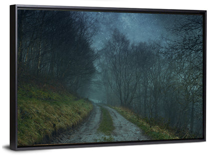 Misty Forest Pathway Wall Art
