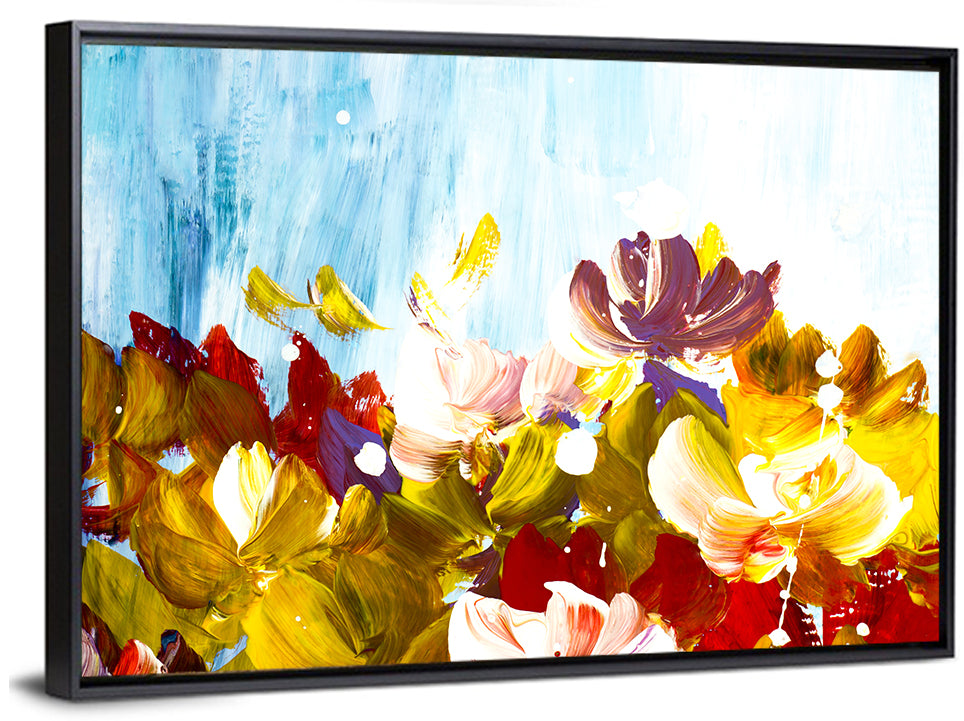 Impasto Floral Garden Wall Art