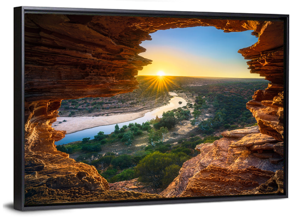 Nature's Window Sunrise, Kalbarri Wall Art