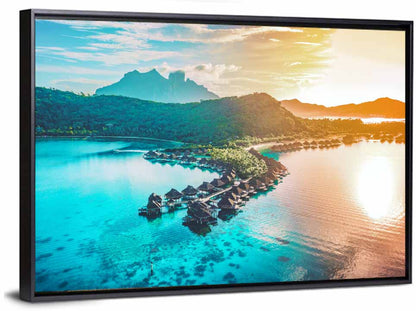 Bora Bora Overwater Bungalows Wall Art