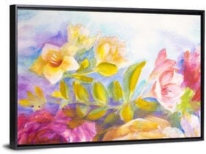 Watercolor Floral Wall Art