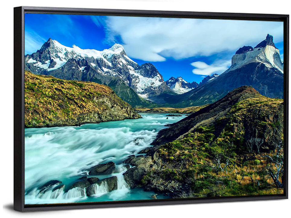 Torres Del Paine Glacier Stream Wall Art