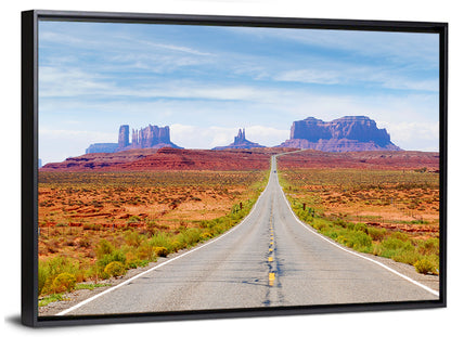 Highway 163 Into Monument Valley Wall Art