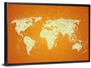 Old World Map Wall Art